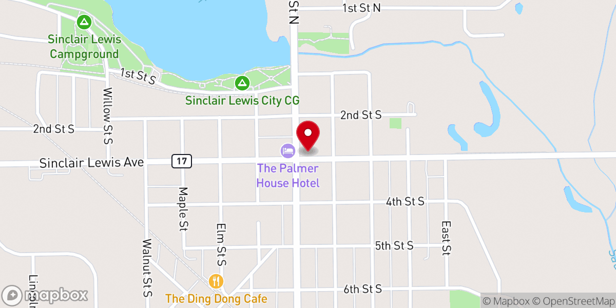 Map showing location of Centre for Christ