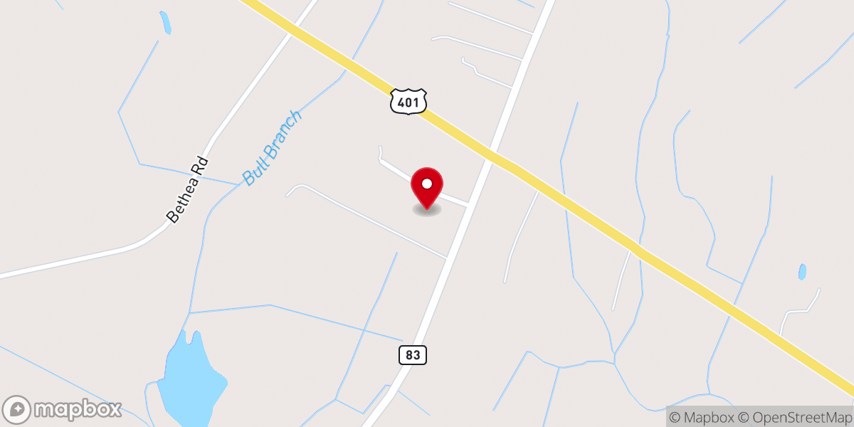 Map showing location of Fountain of Living Waters Ministries