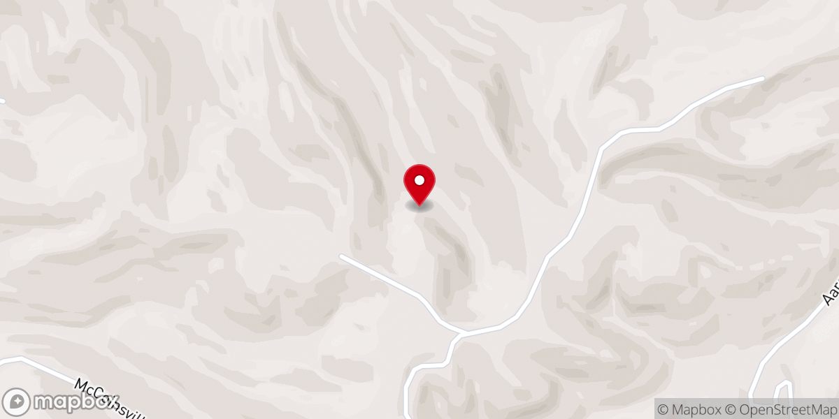 Map showing location of Harmony Church of Christ