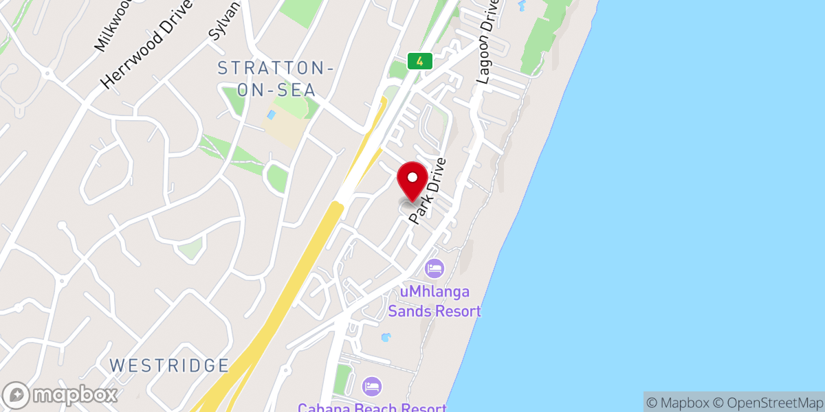 Map showing location of Church of Star of the Sea