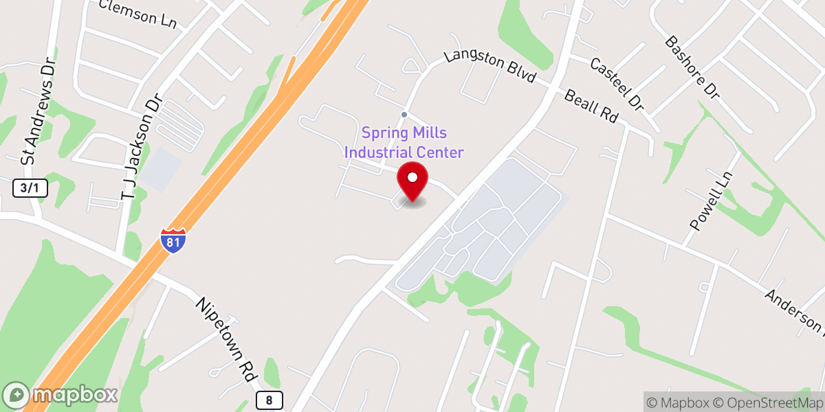 Map showing location of Lifehouse Church WV