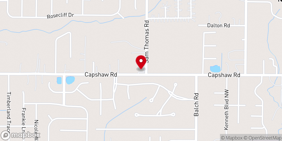 Map showing location of First Church of God Madison