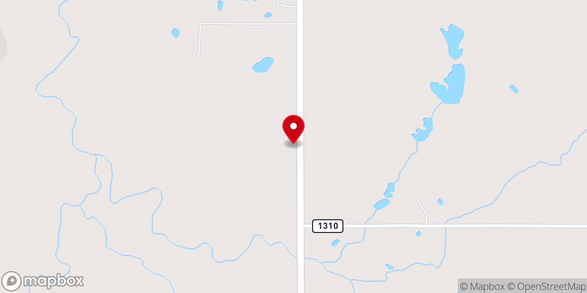 Map showing location of Texas Banner Church of God - Food Distribution Center