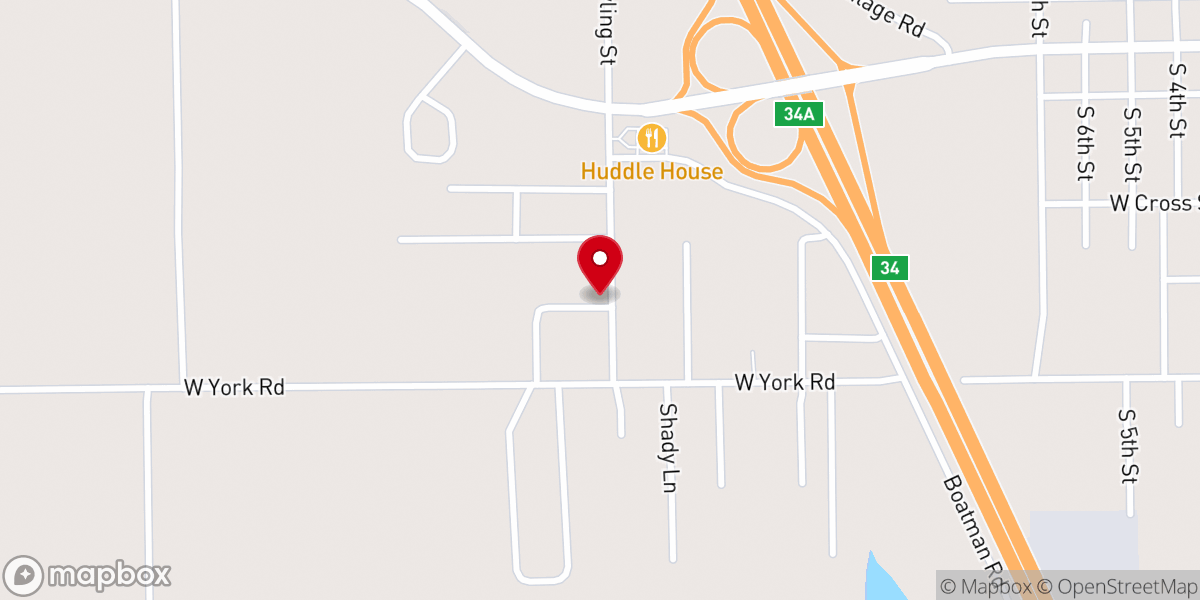 Map showing location of Calvary Temple Church