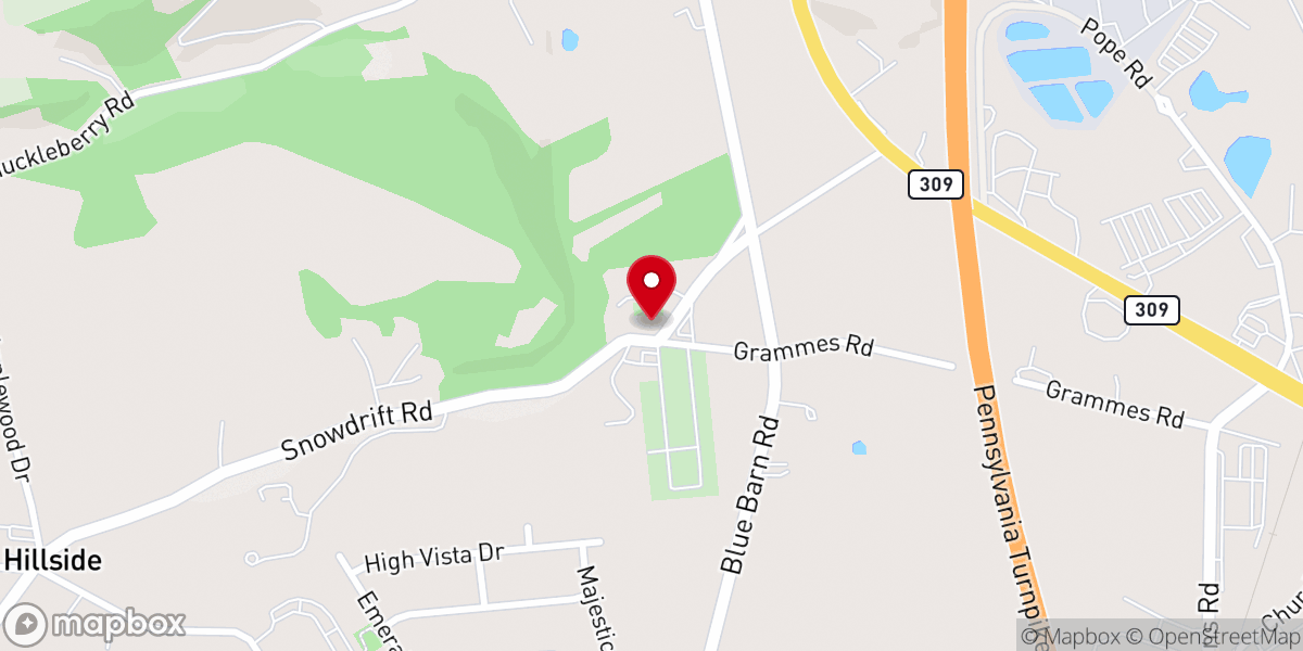 Map showing location of Jordan Lutheran Church