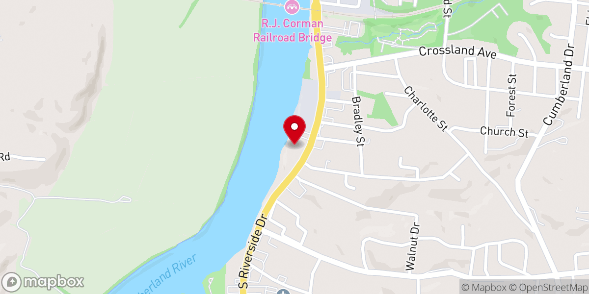 Map showing location of 2nd Mile Church
