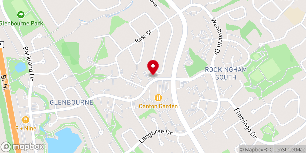 Map showing location of Halifax Christian Church