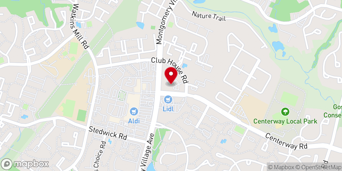 Map showing location of Christ the Servant Lutheran