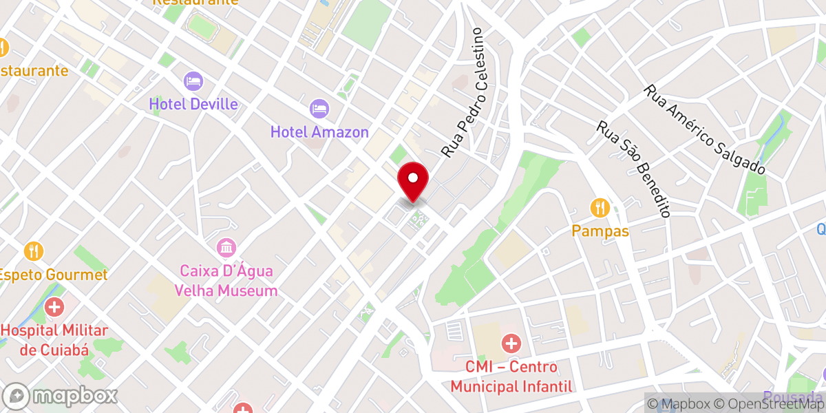 Map showing location of Catedral Basílica do Senhor Bom Jesus