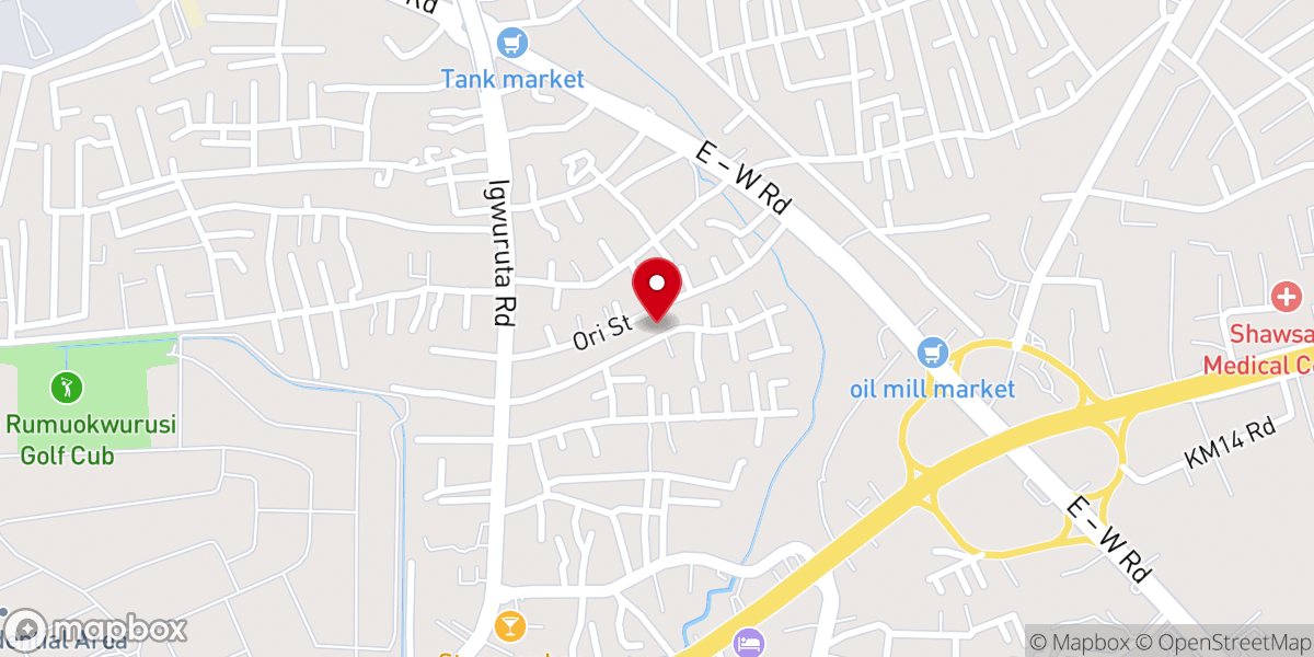 Map showing location of The divine heritage Baptist church