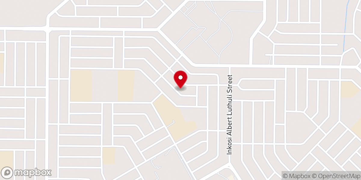 Map showing location of Old Potter's House Family Church