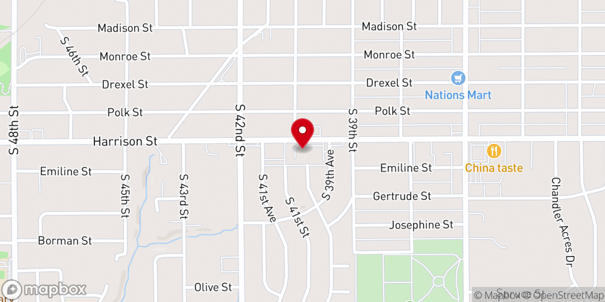 Map showing location of Jehova nisi omaha