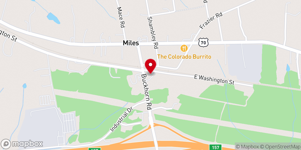 Map showing location of Grace Outreach Ministry