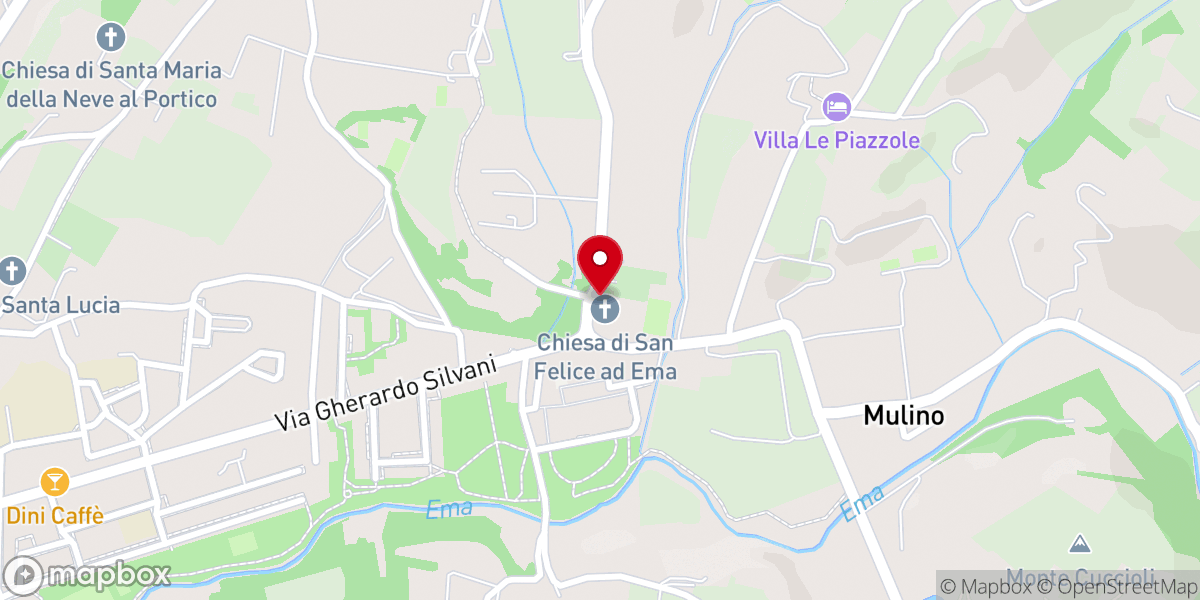 Map showing location of Oratorio della Compagnia della SS. Annunciata