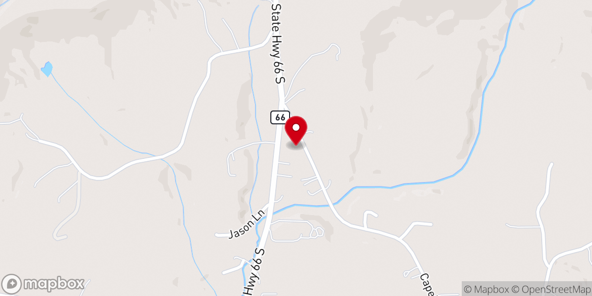 Map showing location of Closer Walk Baptist Church