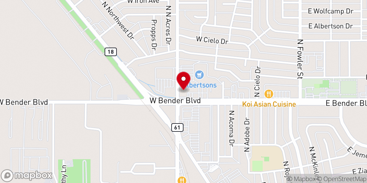 Map showing location of Trinity Lutheran Church - ELCA