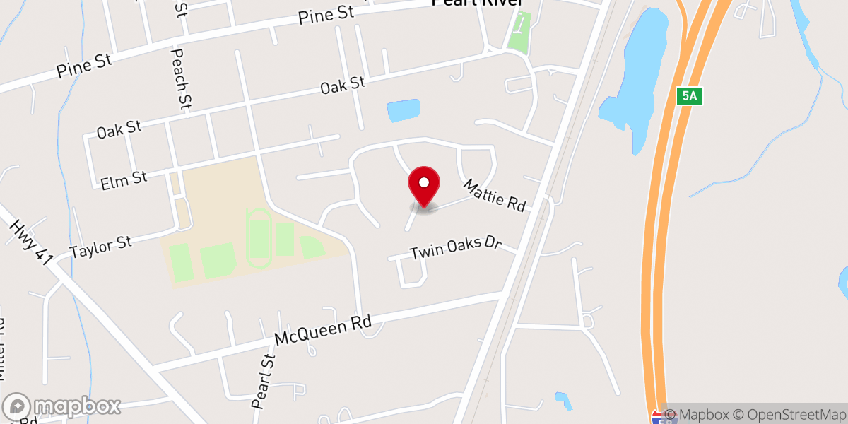 Map showing location of Church of God In Christ