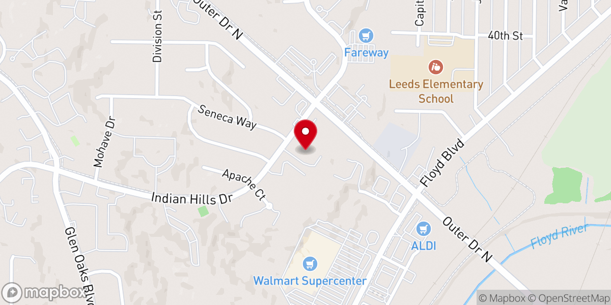 Map showing location of Wesley Global Methodist Church
