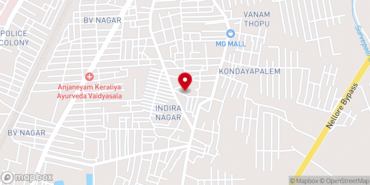 Map showing location of Abiding Hope Church