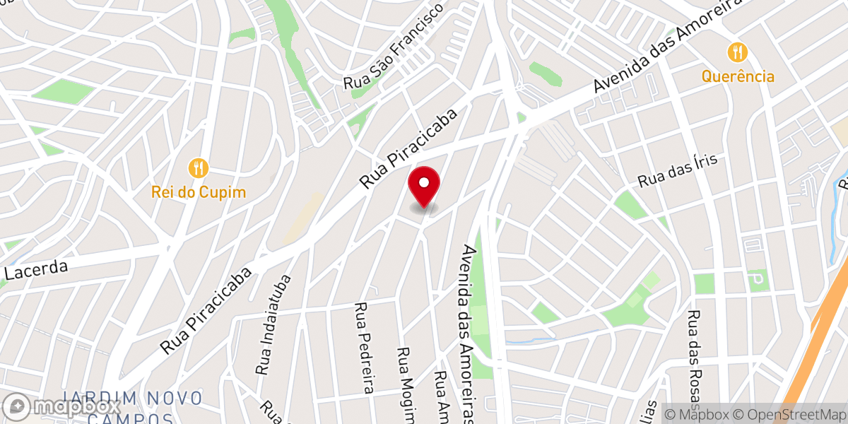 Map showing location of Comunidade Matriz Santa Luzia | Paróquia Santa Luzia Campinas