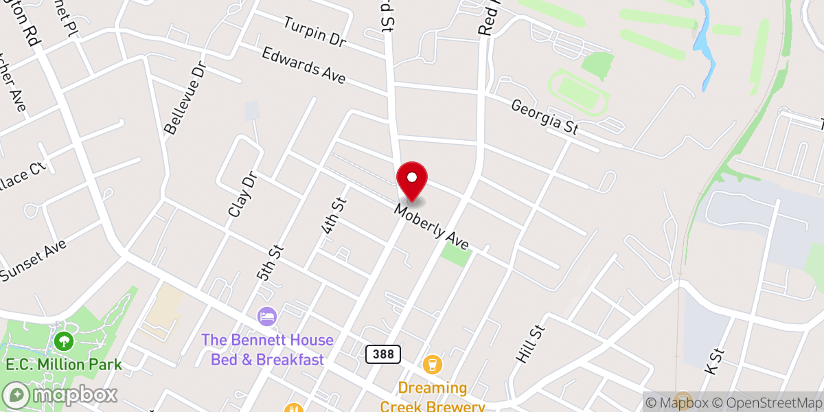 Map showing location of Revival House Ministries
