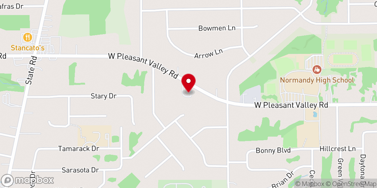 Map showing location of Living Word Church Of Cleveland