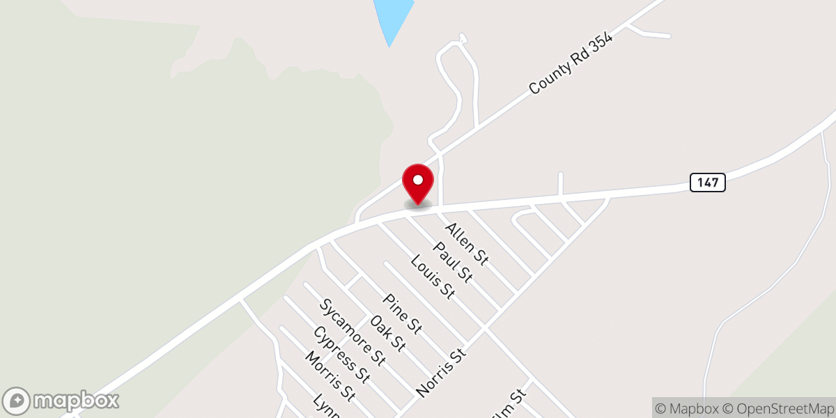 Map showing location of Solid Rock Missionary Baptist
