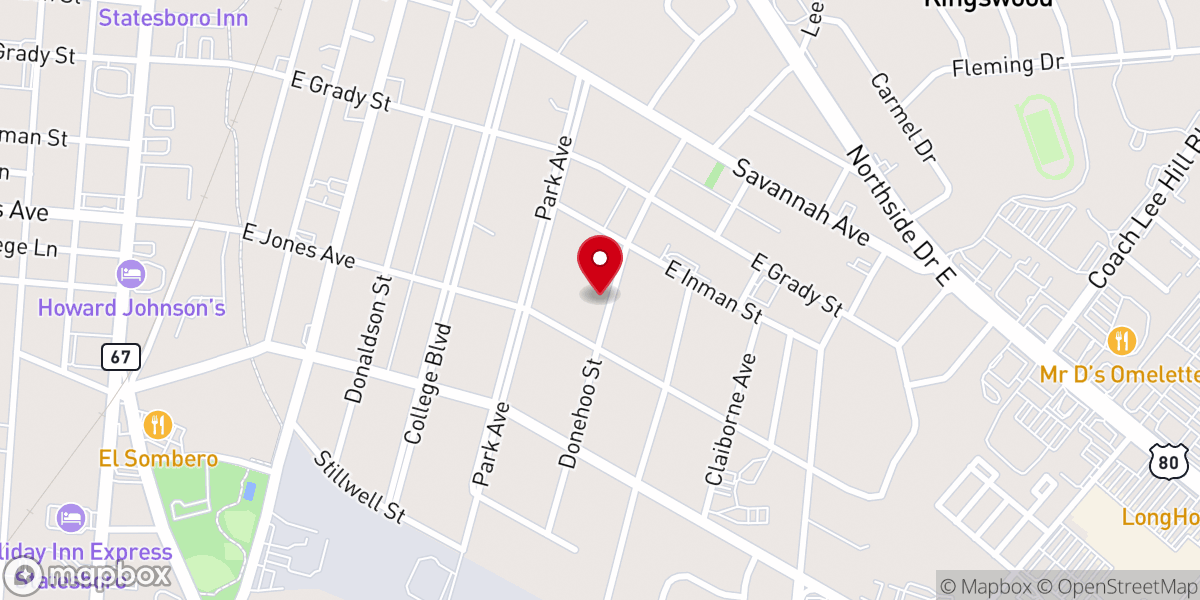 Map showing location of Grace Community Church Of