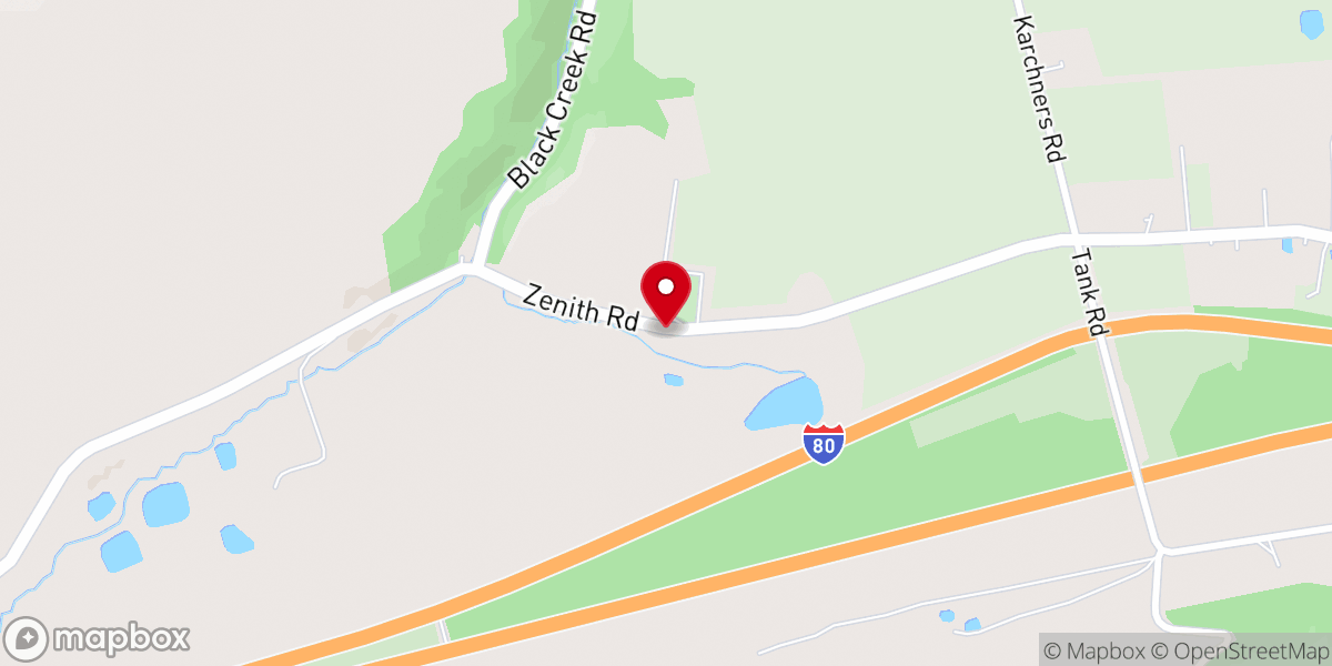 Map showing location of St James Evangelical Lutheran