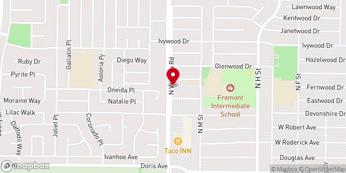 Map showing location of Ministerios Jesus El Rey