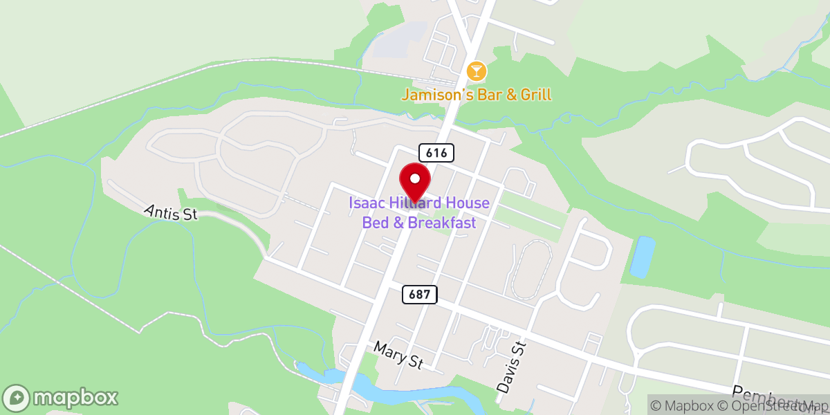 Map showing location of The Bridge Worship Center