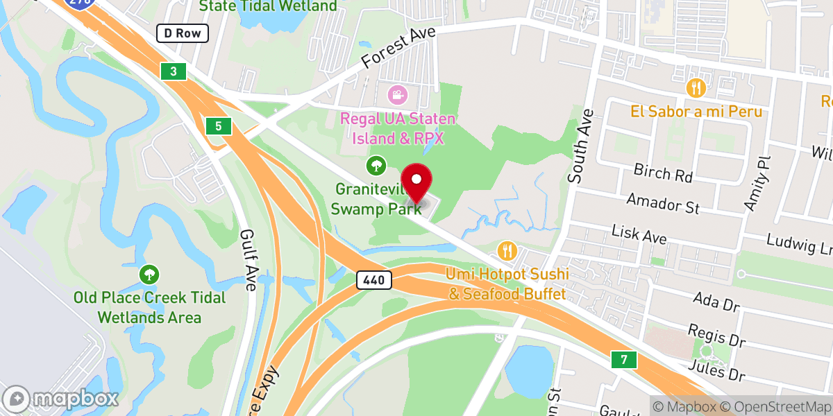 Map showing location of Public Storage