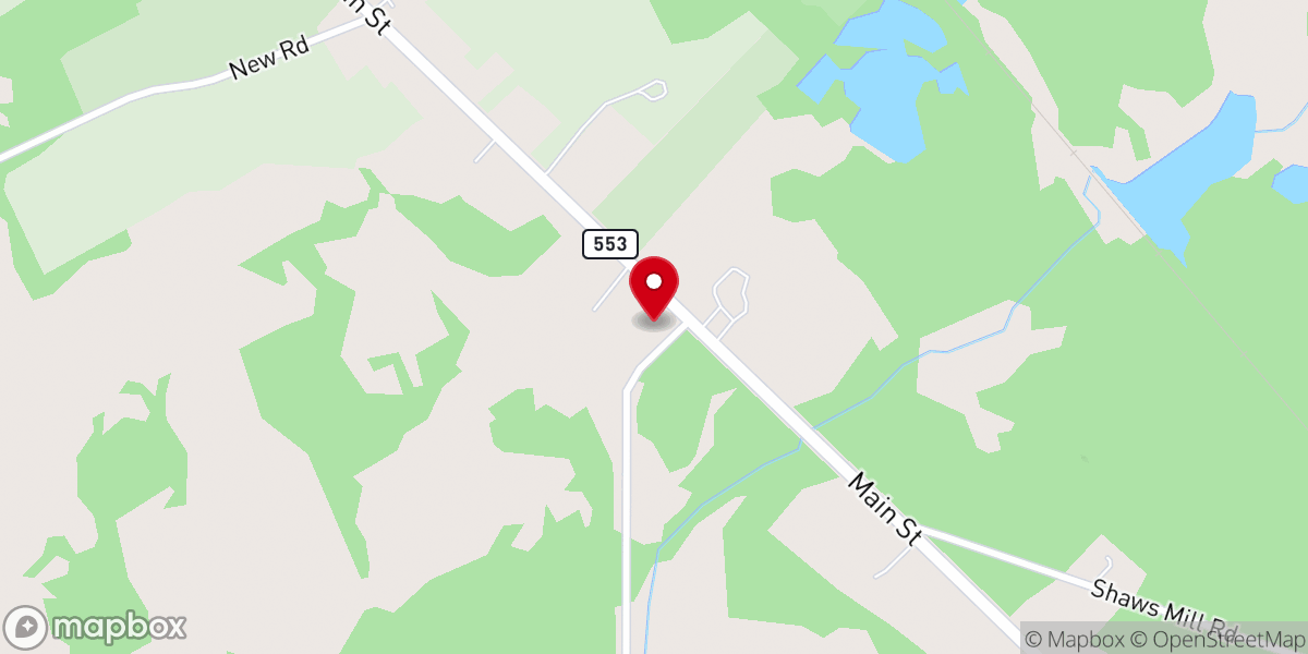 Map showing location of Calvary Fellowship