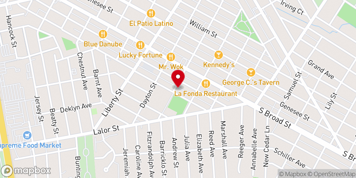 Map showing location of St. Vladimir Orthodox Church