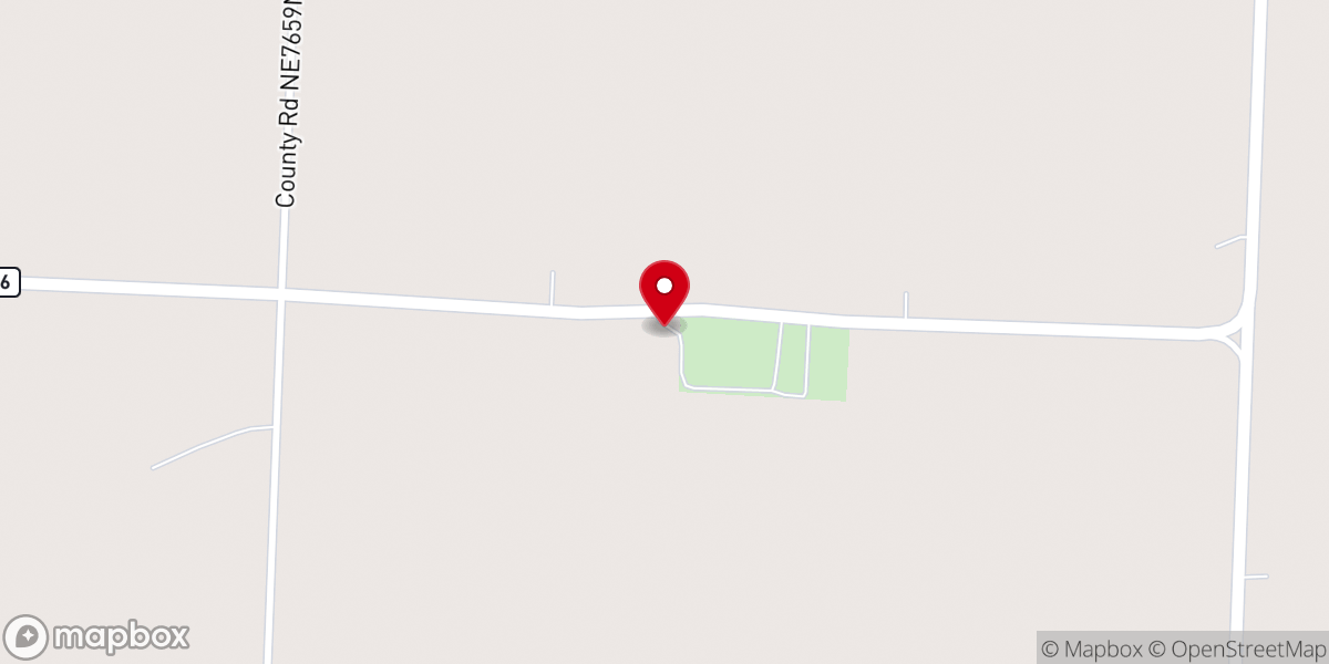 Map showing location of Union Church