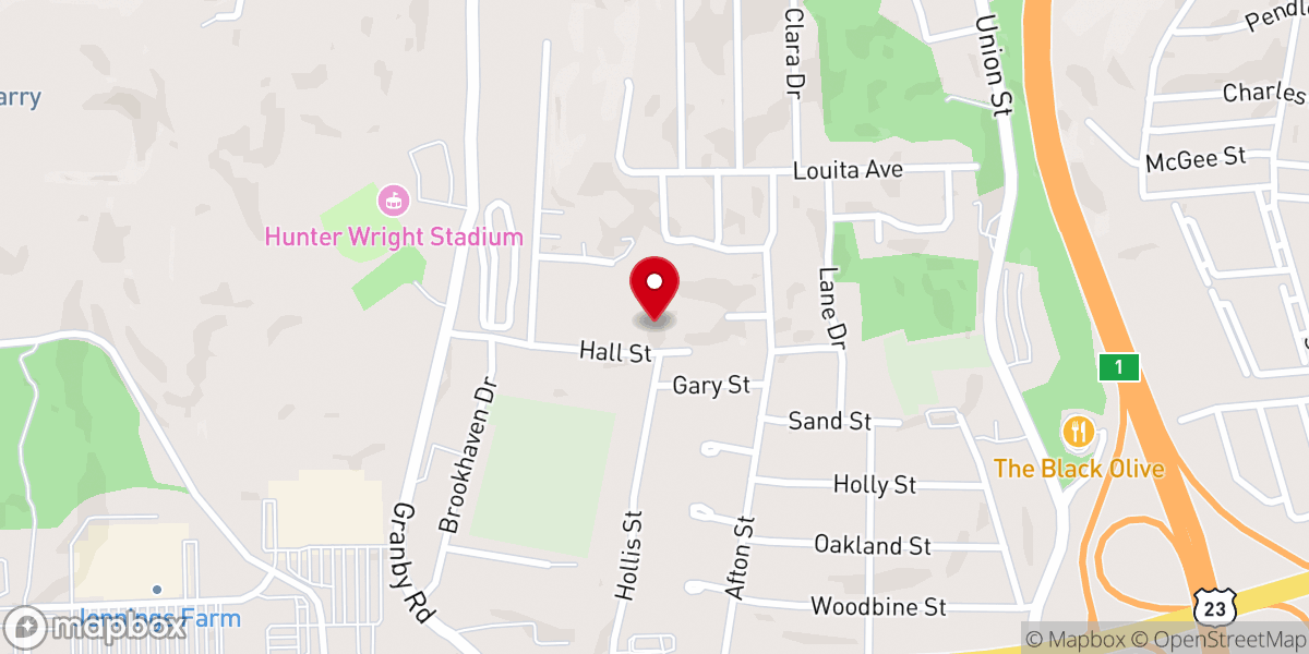 Map showing location of Promise Ministries Church