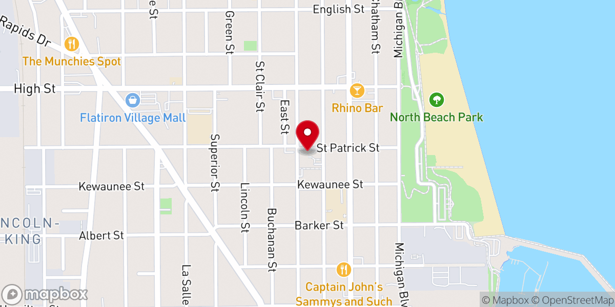 Map showing location of St Joseph Catholic Church