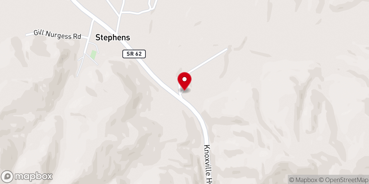 Map showing location of Stephens Missionary Baptist Church