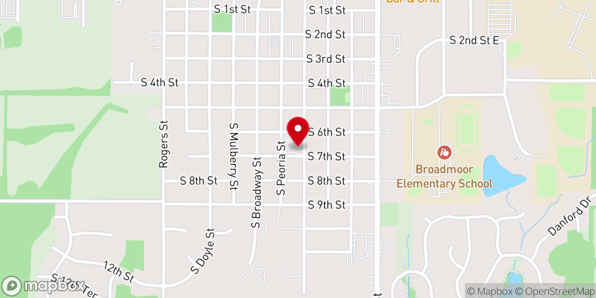 Map showing location of Immaculate Conception Church