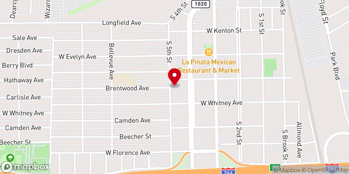 Map showing location of Our Lady of the Pillar Chapel