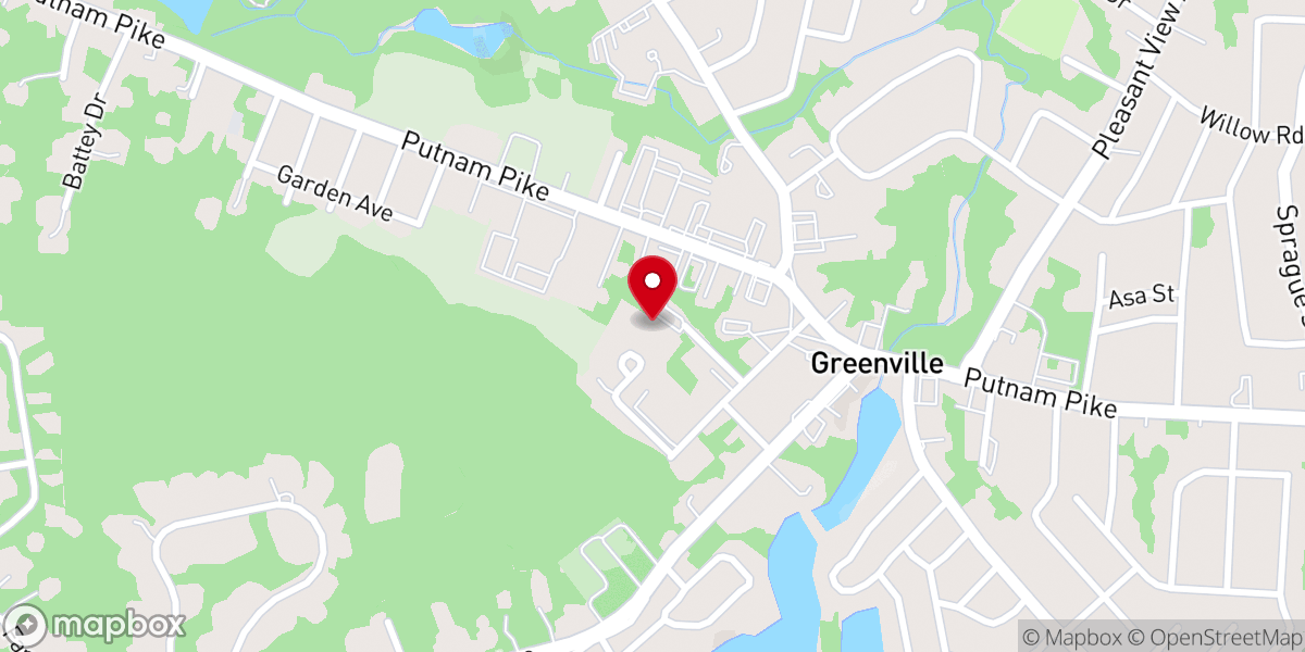 Map showing location of Rally Point Racquet Club
