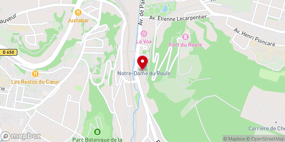 Map showing location of PAROISSE JEAN XXIII - SALLES VASLOT
