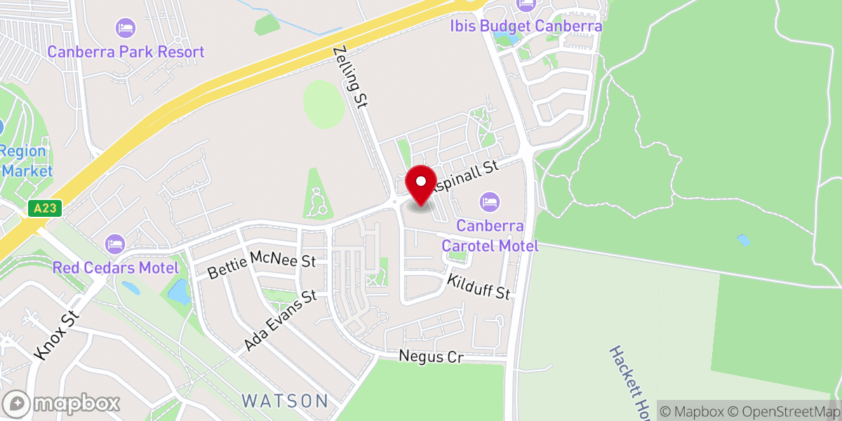 Map showing location of C3 Church Watson