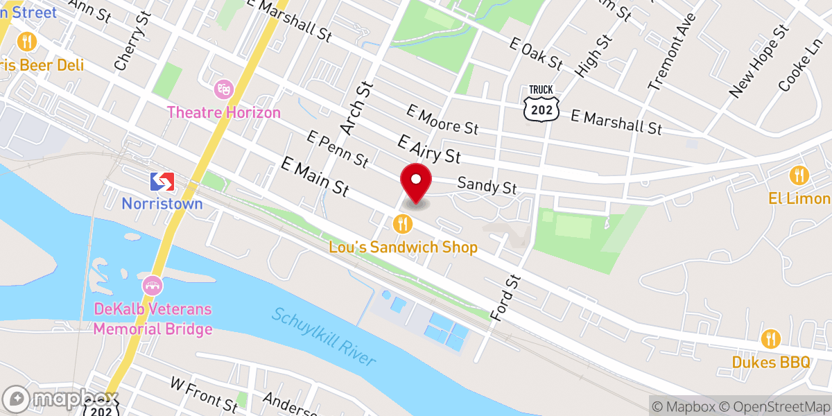 Map showing location of Holy Savior Church