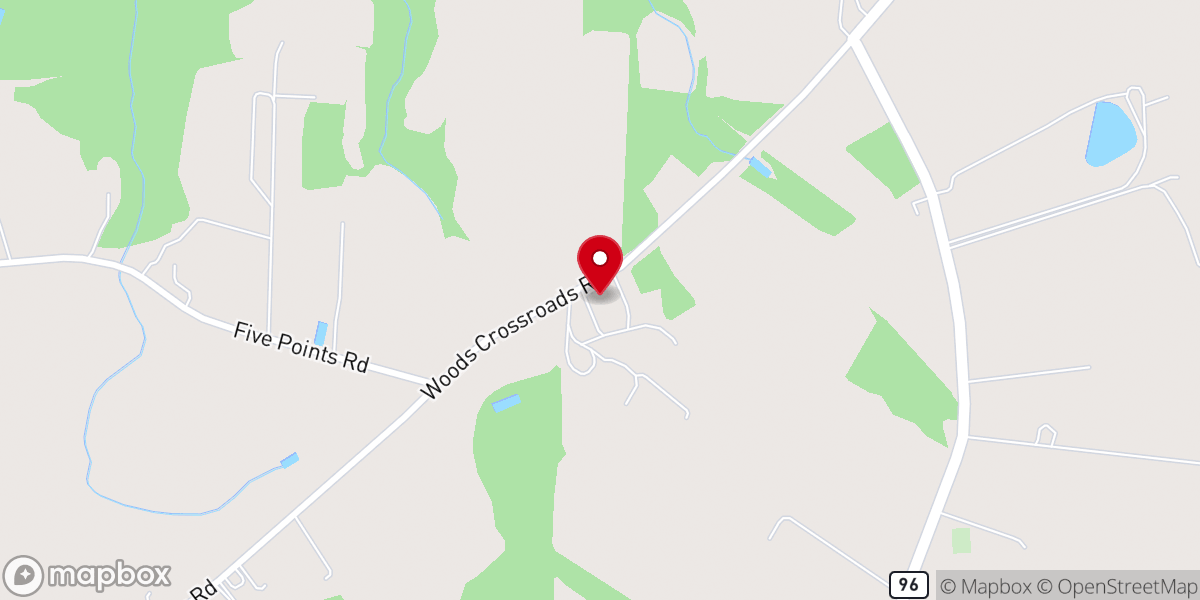 Map showing location of Stones Creek Advent Christian Church