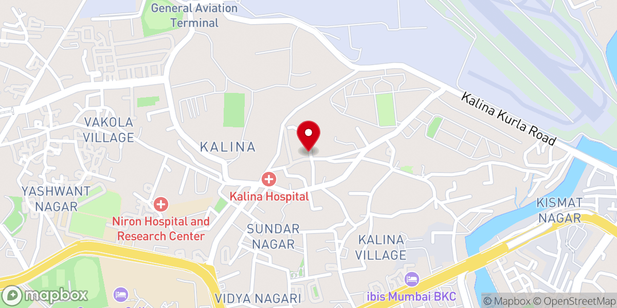 Map showing location of St. Baselios Orthodox Syrian Church