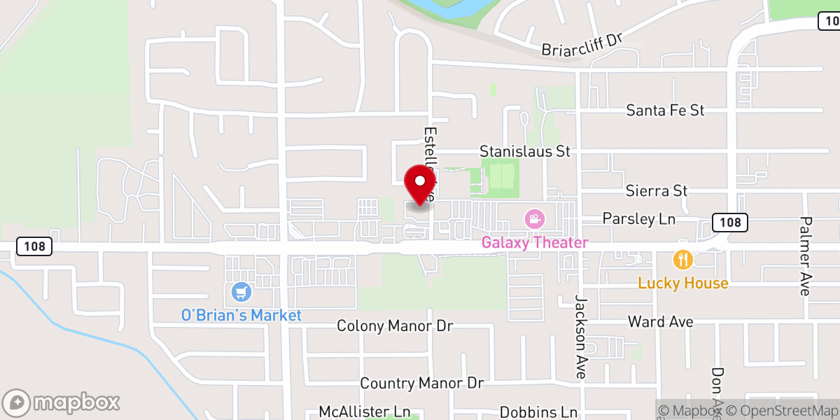 Map showing location of New Life Community Church