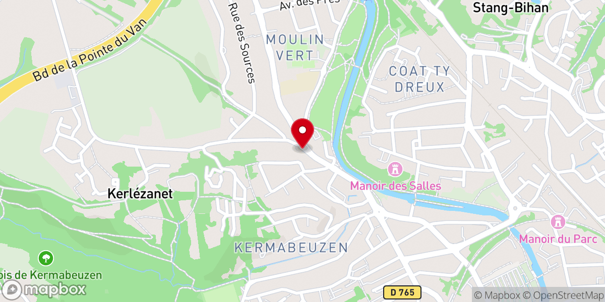 Map showing location of Paroisse