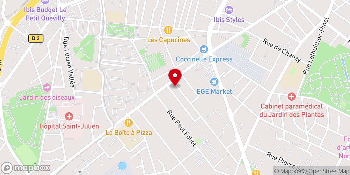 Map showing location of Eglise Protestante Évangélique De La Résurrection Des Nations