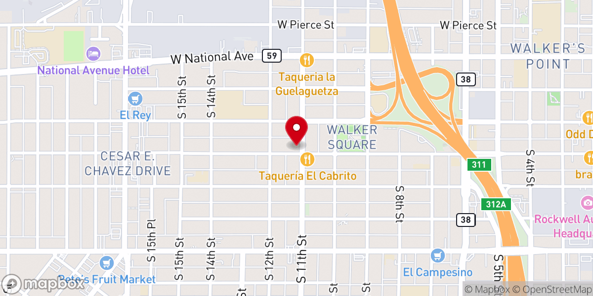 Map showing location of St Michael's Ukrainian Church